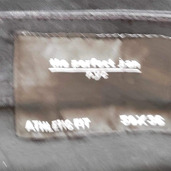 The Perfect Jean NYC Mens Size Big Tall 50X36 Athletic Fit Stretch Black New - Picture 7 of 10